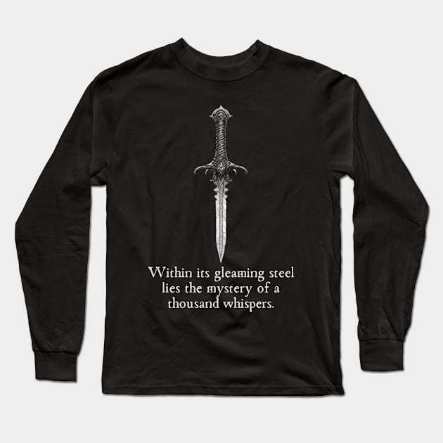 Dagger Long Sleeve T-Shirt by OddlyNoir